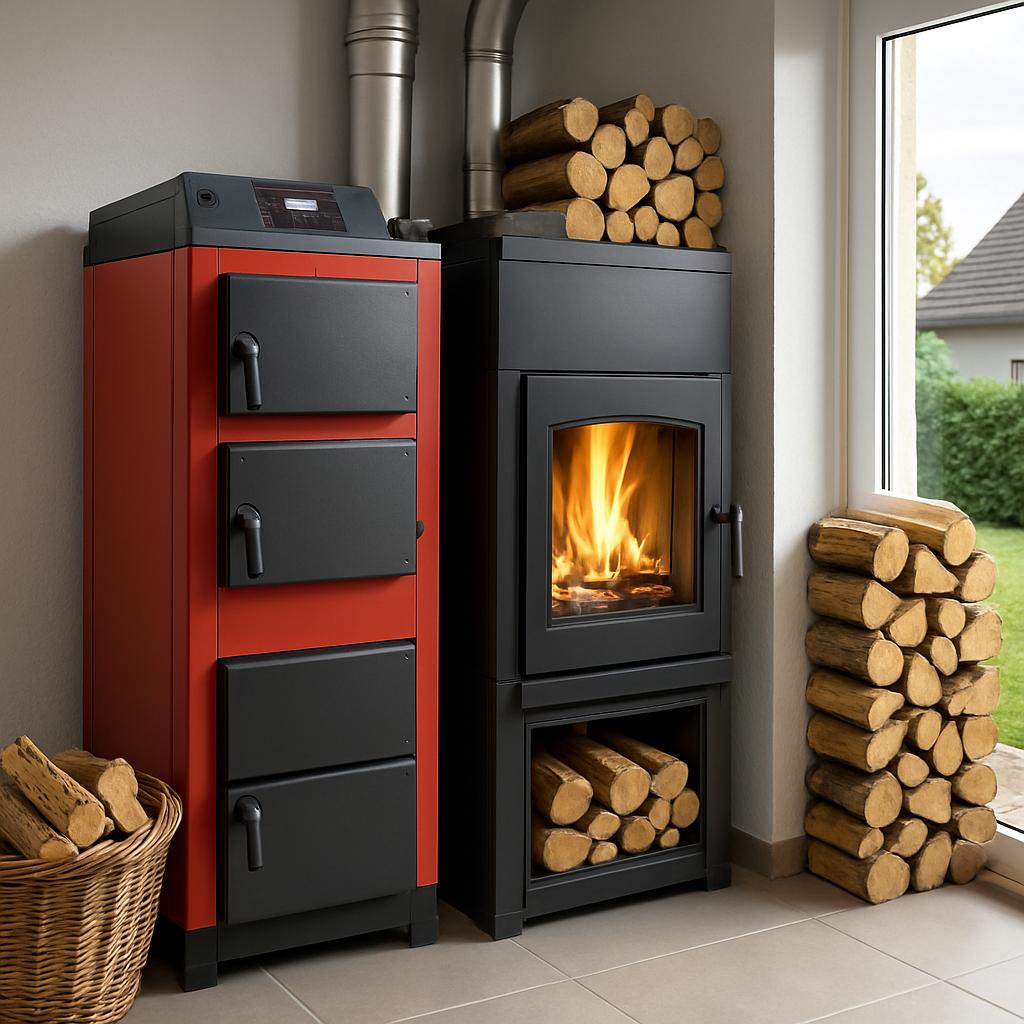 Комбинированное твердотопливное отопление