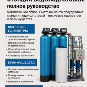 Смета на монтаж оборудования станции водоподготовки