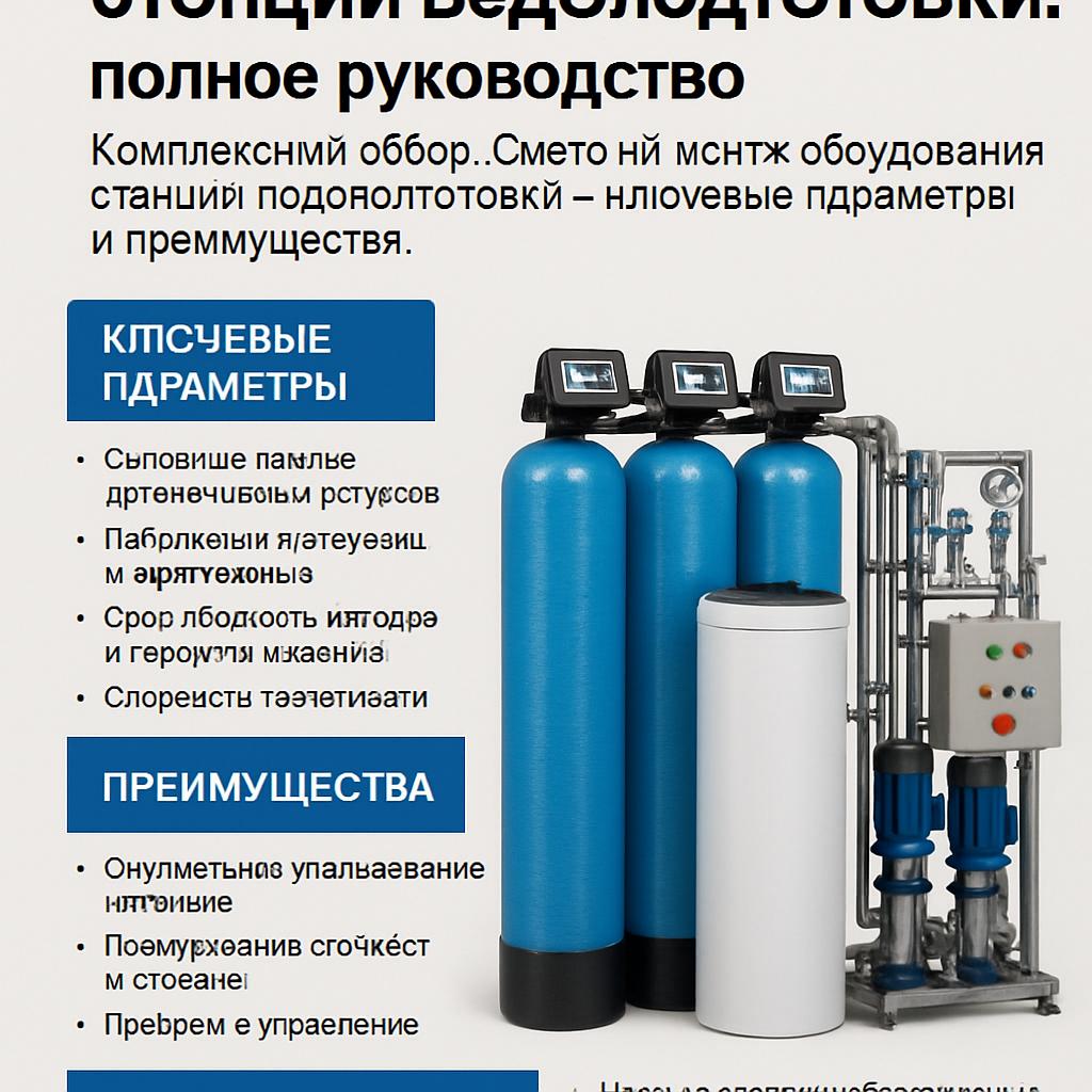 Комплексный обзор: Смета на монтаж оборудования станции водоподготовки — ключевые параметры и преимущества Комплексный обзор: Смета на монтаж оборудования станции водоподготовки — ключевые параметры и преимущества