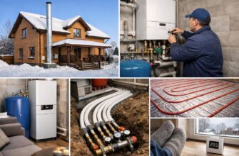 Модернизация отопления частного дома в Бронницах