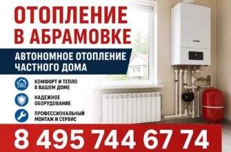Отопление в Абрамовке - сервис