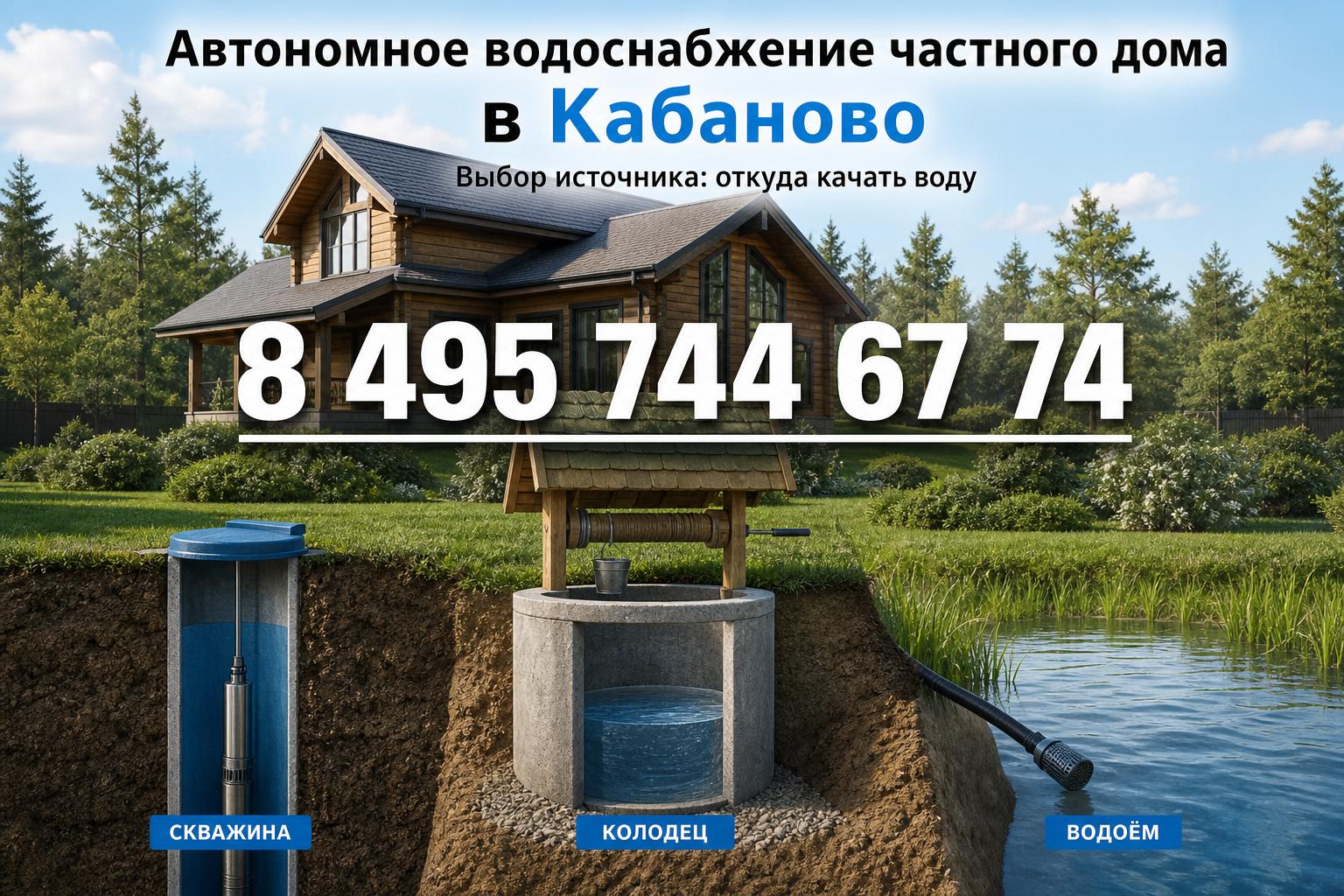 Выбор источника: откуда качать воду