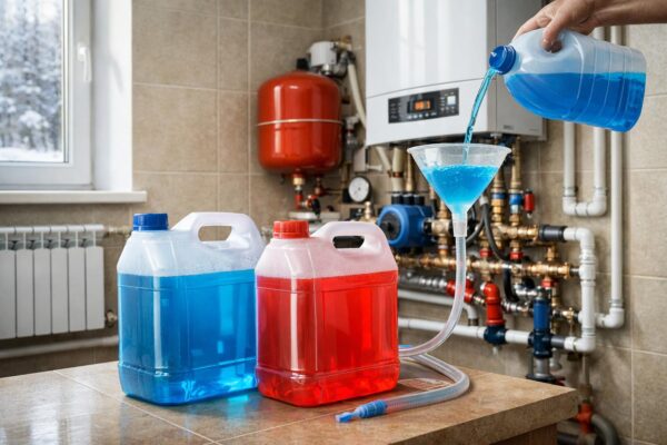 Антифриз в отоплении частного дома с газовым котлом