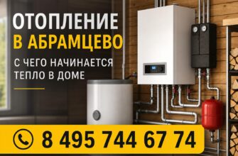 Отопление в Абрамцево - ремонт
