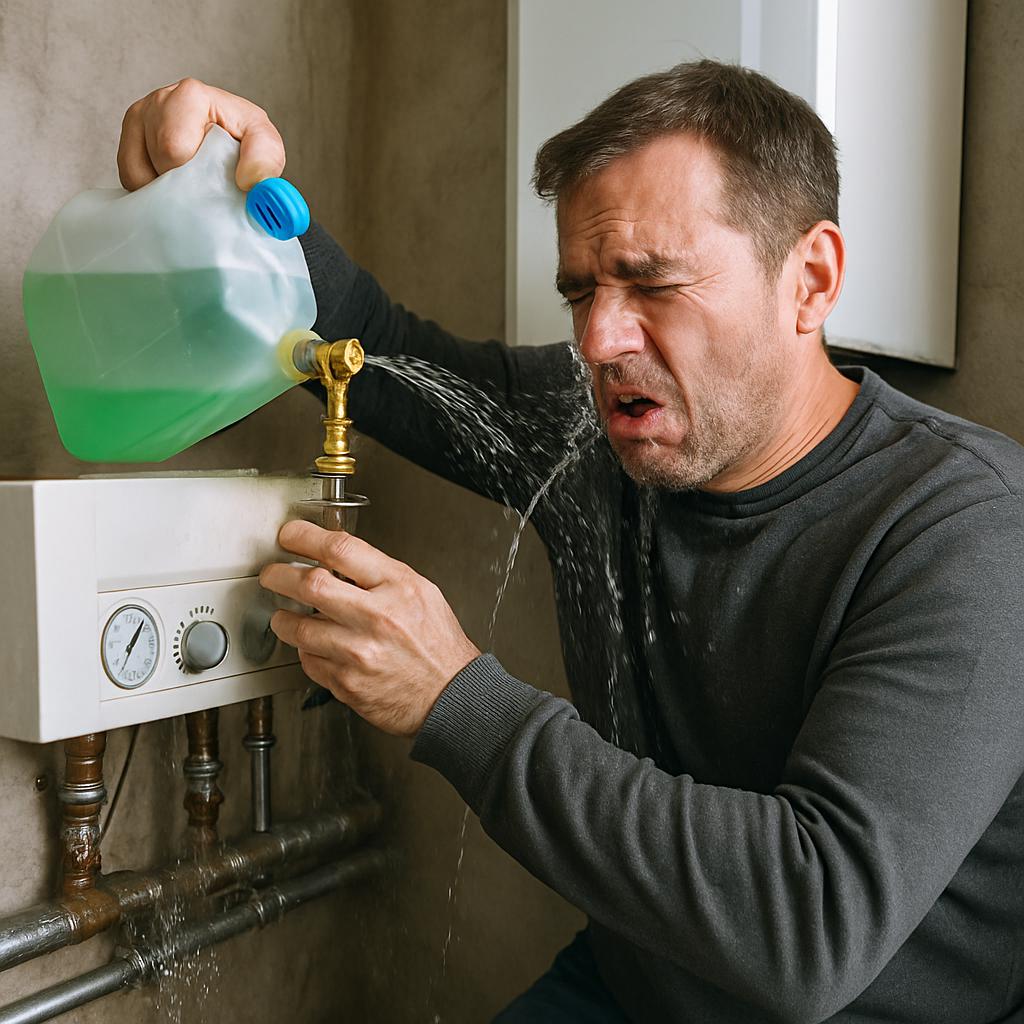 Почему самостоятельная заливка теплоносителя опасна Почему самостоятельная заливка теплоносителя опасна