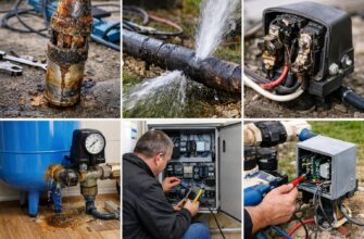 Неисправности скважинной автоматической системы водоснабжения