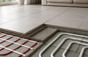 Устройство тёплого пола под плитку