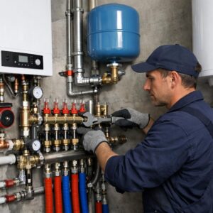 Установка новых компонентов системы отопления и водоснабжения