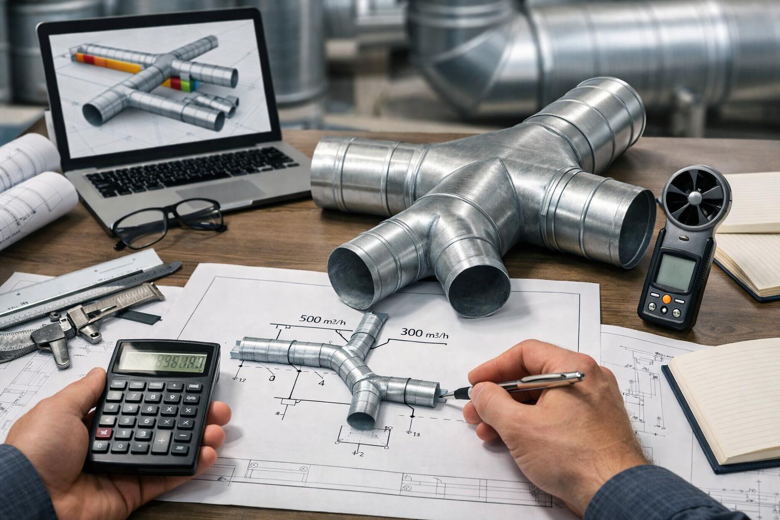 Ключевые принципы: Разветвление трубопровода вентиляции расчет и базовые требования к системе