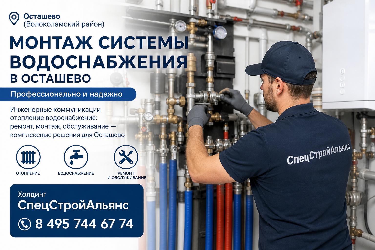 Инженерные коммуникации отопление водоснабжение: ремонт, монтаж, обслуживание — комплексные решения для Осташево Инженерные коммуникации отопление водоснабжение: ремонт, монтаж, обслуживание — комплексные решения для Осташево