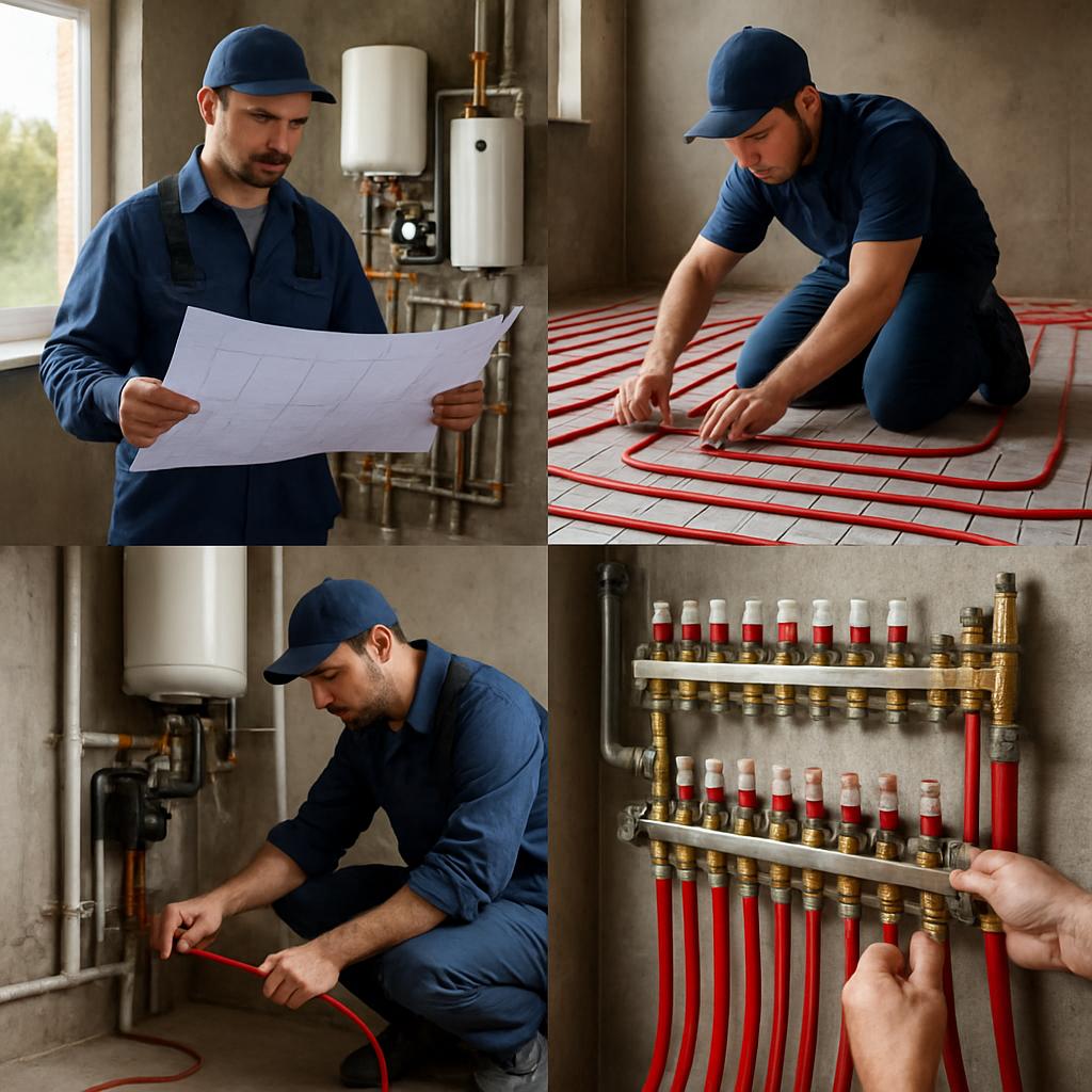 Монтаж частного отопления дома