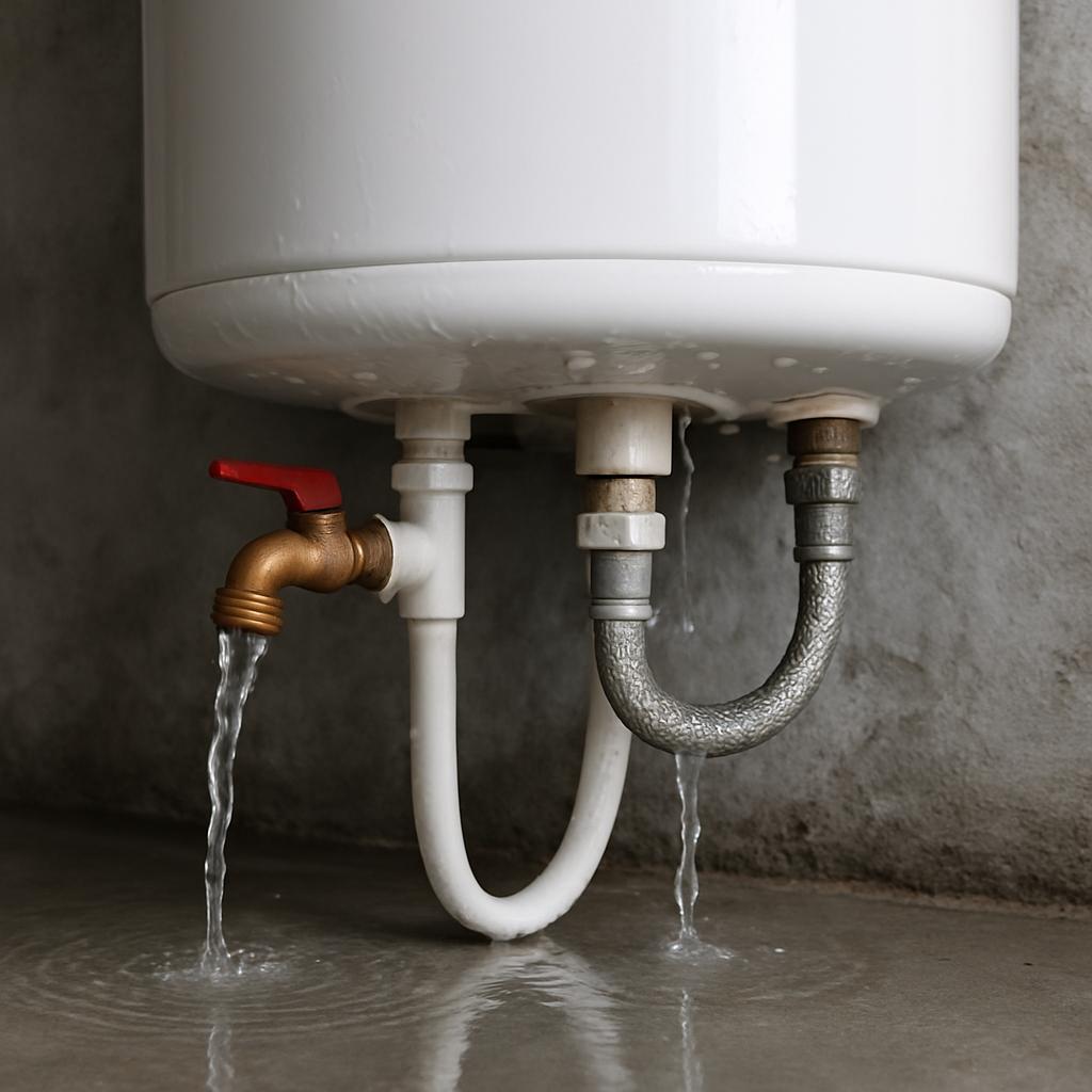 Почему из водяного котла течет вода