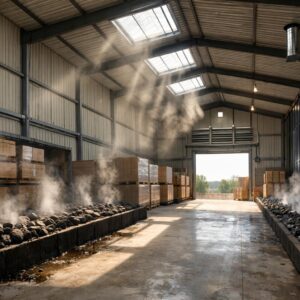 Естественное отопление склада