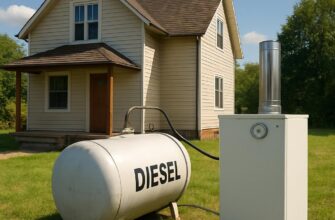 Дизельное отопление частного дома в Чисмено