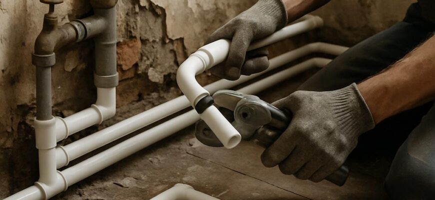 Как правильно заменить трубы отопления и водоснабжения в Ермолино