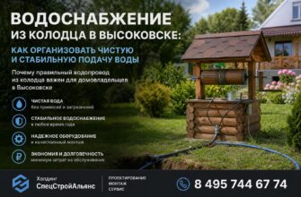 Водоснабжение из колодца в Высоковске