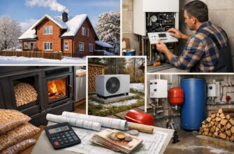 Отопление частного дома в Дмитровском районе