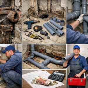 Замена канализации в квартире