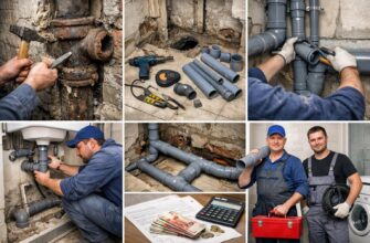 Замена канализации в квартире