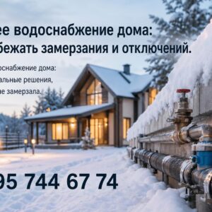 Зимнее водоснабжение дома