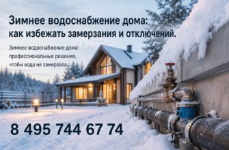 Зимнее водоснабжение дома