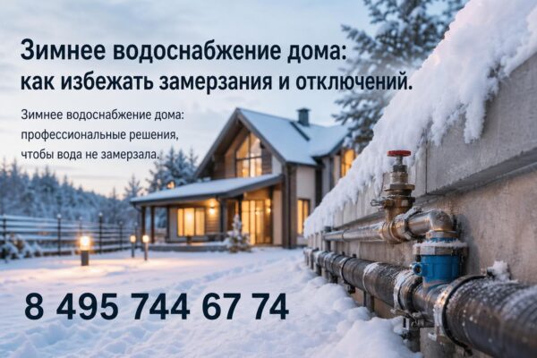 Зимнее водоснабжение дома
