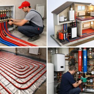 Конструктивные схемы систем отопления