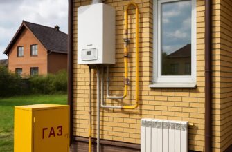 Газовое отопление частного дома в Конобеево