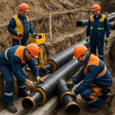 Монтаж тепловых сетей