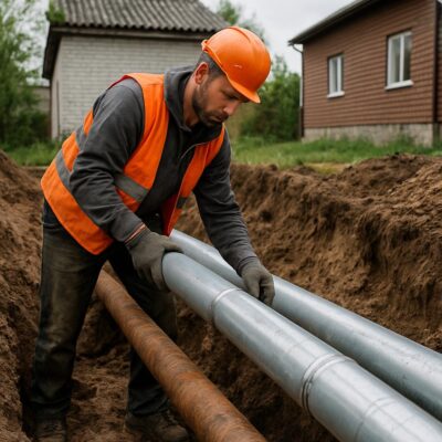 Как правильно заменить трубы отопления и водоснабжения в Исаково