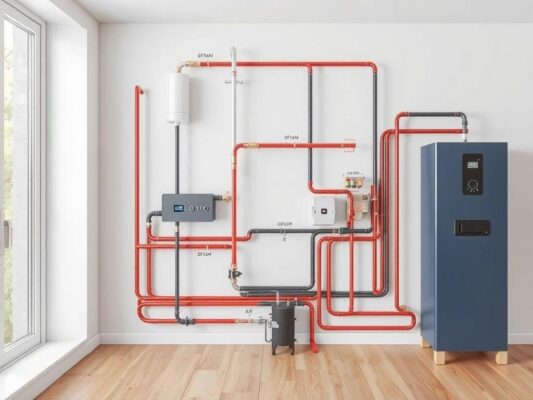 Система отопления с коллектором в частном доме