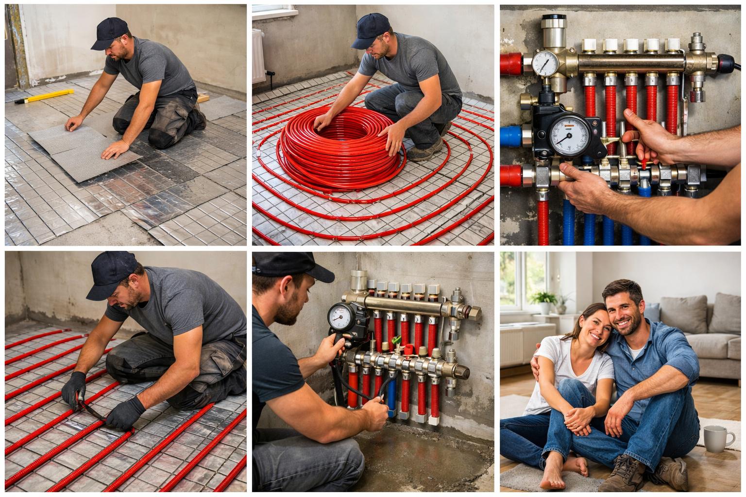 Водяной теплый пол в квартире своими руками: преимущества и экономическая выгода