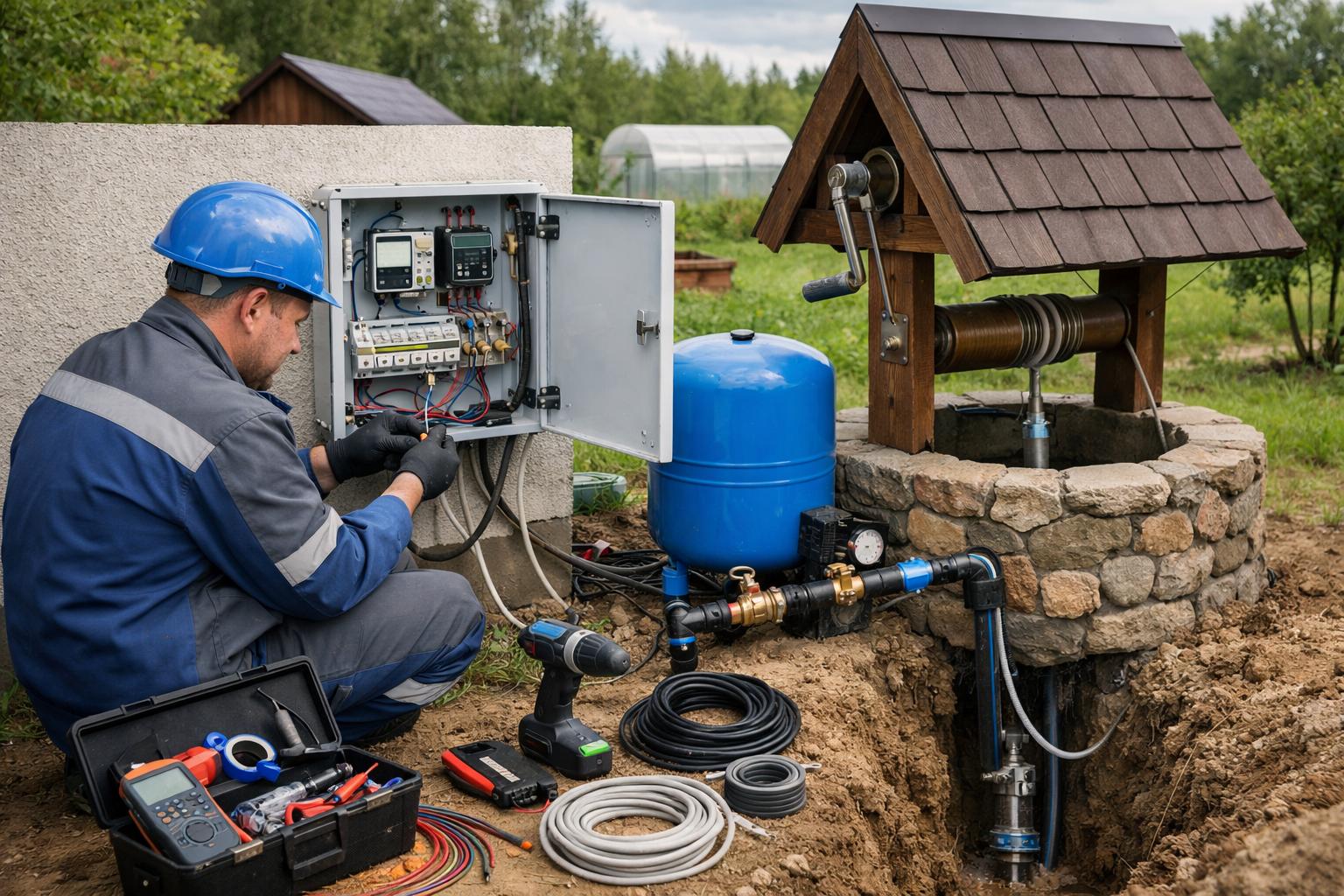 Доверьте электромонтаж для водоснабжения от колодца профессионалам — ООО Холдинг СпецСтройАльянс
