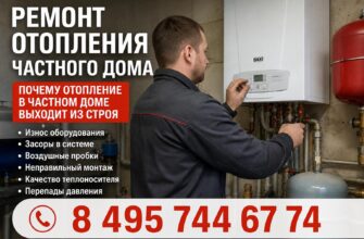 Ремонт отопления частного дома: как вернуть тепло в дом