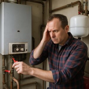 Недостаточное количество теплоносителя в системе