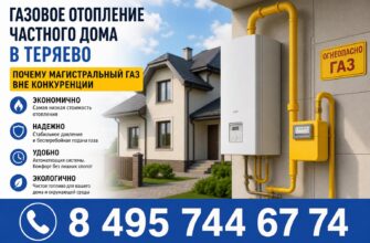 Газовое отопление в Теряево