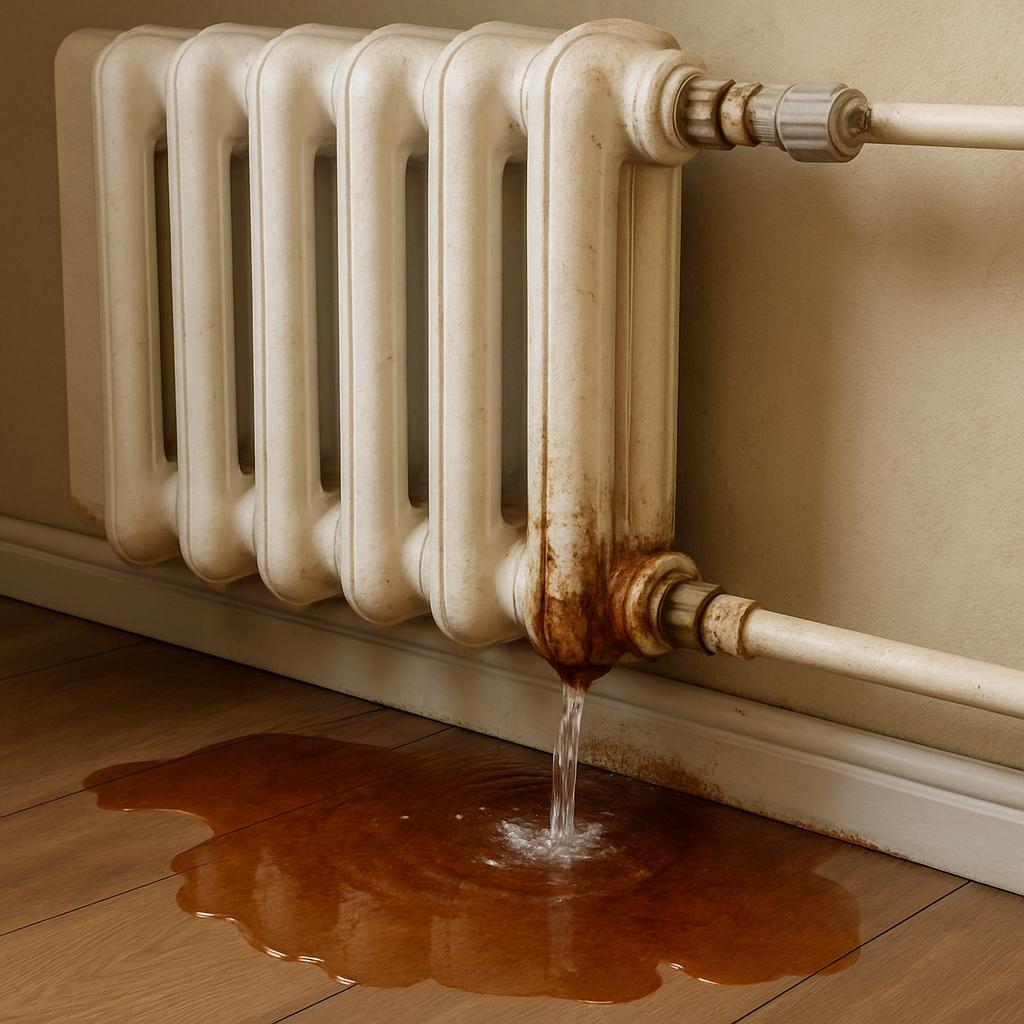 Что делать, если потекла батарея отопления Что делать, если потекла батарея отопления