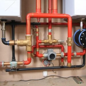 Ремонт коллектора котельной в жилых домах