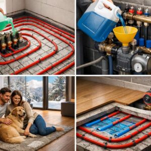 Теплый пол на антифризе