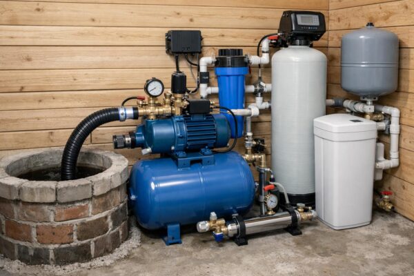 Обвязка насоса при водоснабжении от колодца