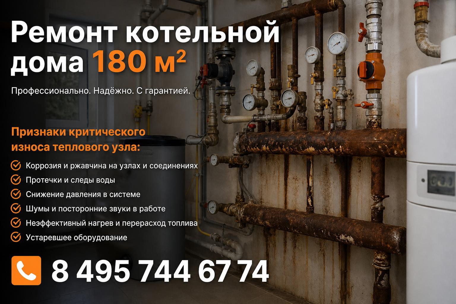 Признаки критического износа теплового узла