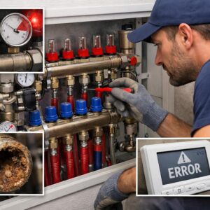 Плановый ремонт коллектора тёплого пола