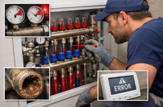 Плановый ремонт коллектора тёплого пола