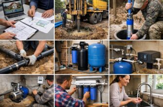 Установка автономного водоснабжения