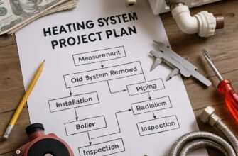 План ремонта отопления в частном доме