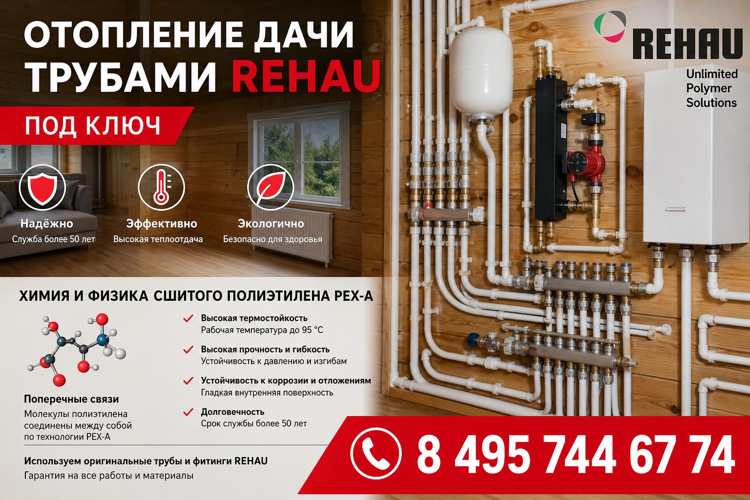 Химия и физика сшитого полиэтилена PEX-a