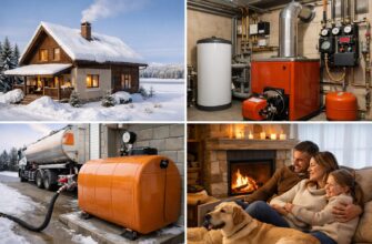 Жидкотопливное отопление частного дома в Солнечногорске