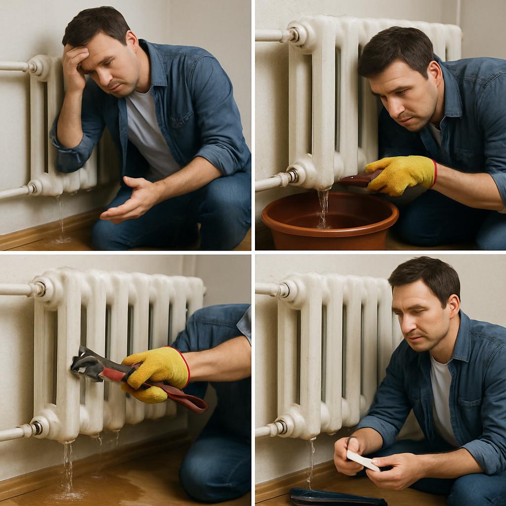 Что делать, если потекла батарея отопления: пошаговая инструкция Что делать, если потекла батарея отопления: пошаговая инструкция
