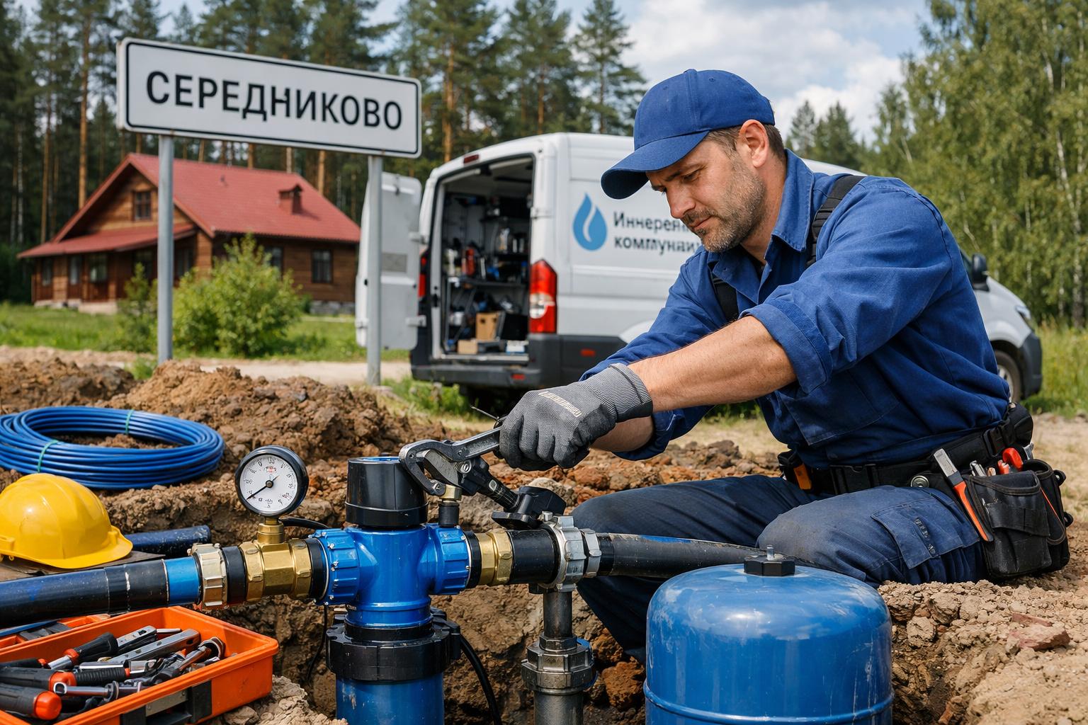 Профессиональный ремонт систем водоснабжения в Середниково от «Инженерные коммуникации» — быстро, качественно, с гарантией