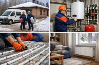 Замена системы отопления частного дома в Бронницах